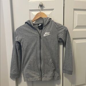 Nike Kids Heather Gray Hoodie
